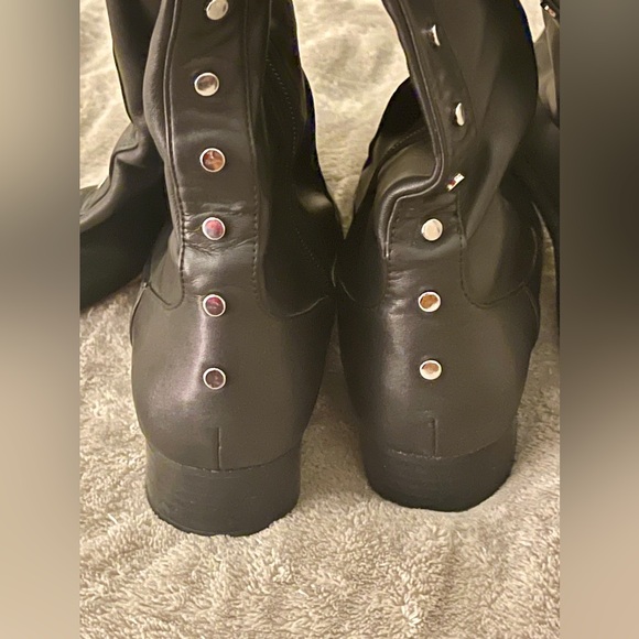 Zara Over The Knees Studded Boots US 7.5 - Picture 5 of 8